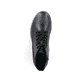 
Nachtschwarze Rieker Damen Schnürstiefel 75130-00 mit einer schockabsorbierenden Sohle. Schuh von oben
