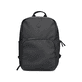 Rieker Rucksack H1655-00 in Schwarz mit mattem Finish, Innenfach und Handyfach. Vorderseite.