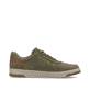 Grüne Rieker Herren Sneaker Low 17506-52 mit einer Schnürung sowie Extraweite H. Schuh Innenseite.