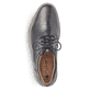 Schwarze Rieker Herren Schnürschuhe 13500-00 mit modernen Ziernähten. Schuh von oben.