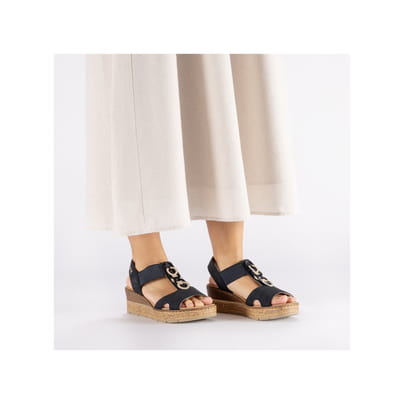 Rieker Femme Sandales compensées