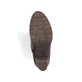 Bordeauxrote Rieker Damen Schnürstiefel 96030-35 mit einem Reißverschluss. Schuh Laufsohle.