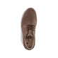 Braune Rieker Herren Schnürschuhe B4610-22 aus Rauleder. Schuh von oben.