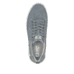 Blaue Rieker Herren Sneaker Low U1101-14 mit einer Schnürung. Schuh von oben.