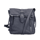 Sac Ã  dos Rieker H1103-12 en noir avec fermeture éclair, poche extérieure et fermeture magnétique. Face avant.