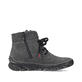 Graue Rieker Damen Schnürstiefel 55031-45 mit einer schockabsorbierenden Sohle. Schuh Innenseite