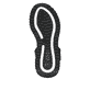 Schwarze Rieker Damen Trekkingsandalen W2951-00 mit einem Klettverschluss. Schuh Laufsohle.