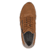 Braune Rieker Herren Sneaker Low B0505-24 mit Reißverschluss sowie Extraweite I. Schuh von oben.