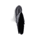 Schwarze Rieker Damen Hochschaftstiefel 74597-00 mit einem Reißverschluss. Schuh von oben.