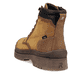 Braune Rieker Herren Schnürstiefel U0272-68 mit wasserabweisender TEX-Membran. Schuh von hinten.
