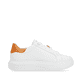 Weiße Rieker Damen Sneaker Low W1202-80 mit flexibler und ultra leichter Sohle. Schuh Innenseite.
