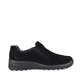 Tiefschwarze Rieker Damen Slipper L7171-00 mit einer schockabsorbierenden Sohle. Schuh Innenseite