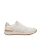 Weiße Rieker Herren Sneaker Low 07605-80 mit flexibler und super leichter Sohle. Schuh Innenseite.