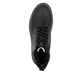 Schwarze Rieker Herren Schnürstiefel B3343-00 aus Glattleder. Schuh von oben.