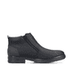 Schwarze Rieker Herren Kurzstiefel 33452-00 aus Glattleder. Schuh Innenseite.