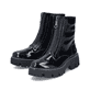 Braunbeige Rieker Damen Stiefeletten Y2594-20 mit Reißverschluss sowie Blockabsatz. Schuh Innenseite