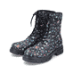 
Mehrfarbige Rieker Damen Biker Boots Z9120-90 mit Schnürung und Reißverschluss. Schuhpaar schräg.