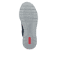 Blaue Rieker Damen Sneaker Low 53101-14 mit Reißverschluss sowie Extraweite H. Schuh Laufsohle.