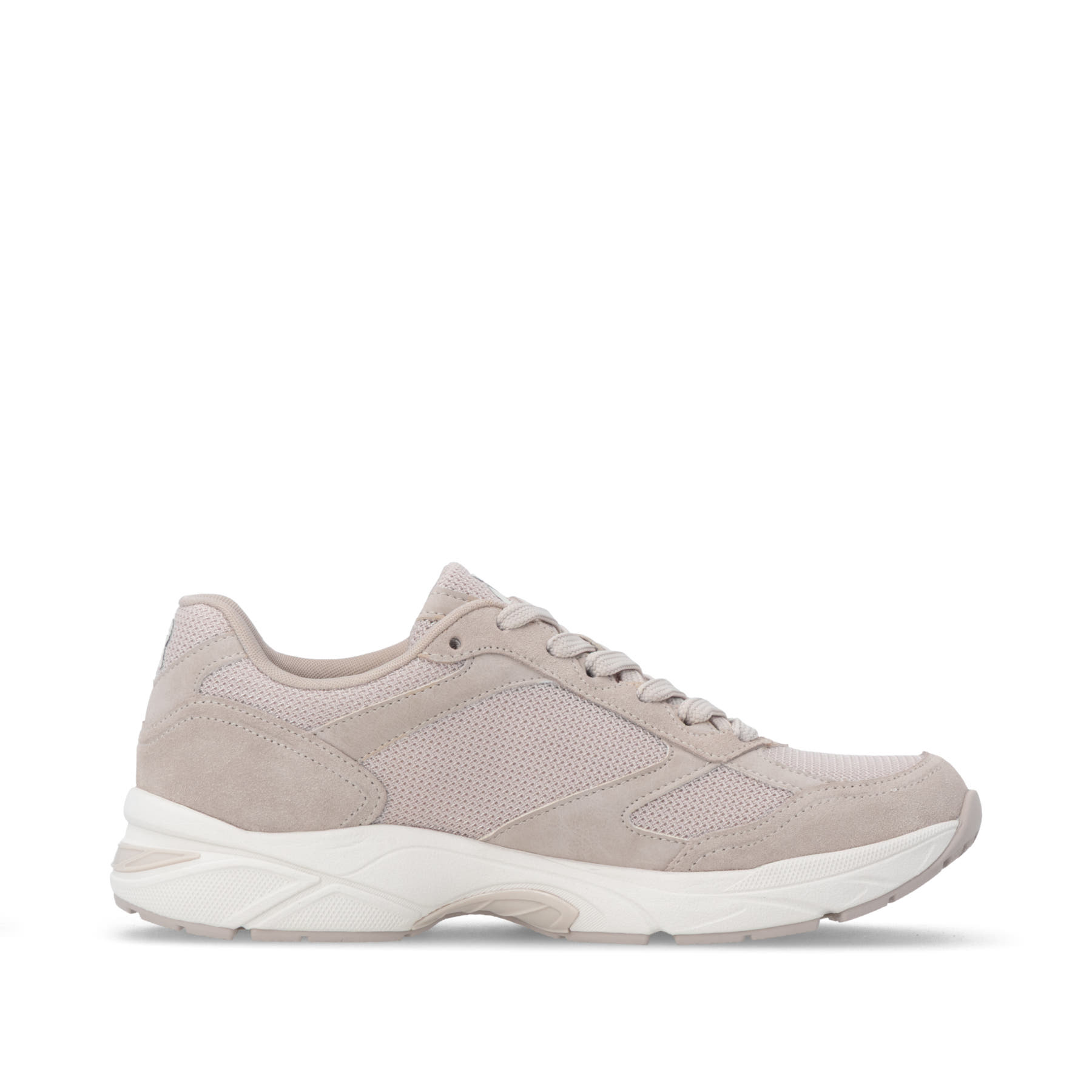 Beige Rieker Sport Damen Sneaker Low W4201-60. Schuh Innenseite.