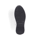 Weiße Rieker Damen Sneaker High 90012-80 mit abriebfester Plateausohle. Schuh Laufsohle.