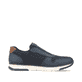 Ozeanblaue Rieker Herren Slipper B2052-14 mit Elastikeinsatz sowie einer Profilsohle. Schuh Innenseite