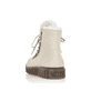Braunbeige Rieker Damen Stiefeletten Y2594-20 mit Reißverschluss sowie Blockabsatz. Schuh Innenseite