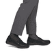 Mocassins Rieker noirs pour femmes 48968-00 avec bande élastique. Chaussure au pied.