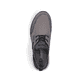 Mocassins Rieker gris pour homme B9643-42 avec bande élastique. Chaussure vue de dessus.
