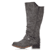 Hellbeige Rieker Damen Schnürschuhe 94010-60 mit mehrfarbigem Print. Schuh Außenseite gespiegelt.