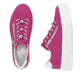 Rosane Rieker Damen Sneaker Low M1954-31 mit einem Reißverschluss. Schuh von oben, liegend.