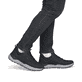 Chaussures à lacets Rieker noires hommes 06002-00 avec fermeture éclair. Chaussure au pied.