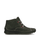 Khakigrüne Rieker Damen Schnürschuhe 51534-54 mit Schnürung sowie einer leichten Sohle. Schuh Innenseite