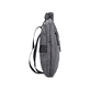 Sac pour ordinateur portable Rieker H5000-42 en gris avec grand espace de rangement, bandoulière amovible et fermeture éclair. Ouvert.