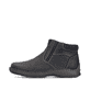 Schwarze Rieker Herren Kurzstiefel 05362-00 aus Glattleder. Schuh Außenseite.
