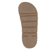 Braune Rieker Damen Pantoletten P2180-24 mit Schnallen sowie ultraleichter Sohle. Schuh Laufsohle.