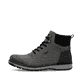 Graue Rieker Herren Schnürstiefel 39442-45 mit wasserabweisender TEX-Membran. Schuh Außenseite.