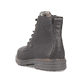 
Kaffeebraune Rieker Herren Schnürstiefel 33121-25 mit Schnürung und Reißverschluss. Schuh von hinten