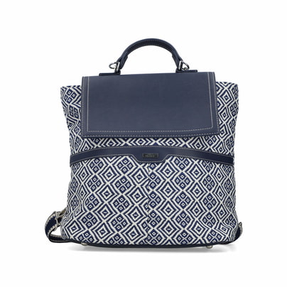 Rieker Damen Shopper H1083-22 in Kastanienbraun aus Kunstleder mit Reißverschluss. Shopper getragen.