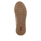 Magentafarbene Rieker Damen Schnürschuhe 58822-31 mit einem Reißverschluss. Schuh Außenseite gespiegelt.