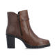 Dunkelbraune Rieker Damen Stiefeletten Y2567-22 aus Glattleder. Schuh Innenseite.