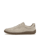 Beige Rieker Herren Schnürschuhe 08300-62 aus Rauleder, Barfußschuhe. Schuh Außenseite.