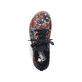 Braunbeige Rieker Damen Slipper 54573-62 mit Elastikeinsatz sowie einer Profilsohle. Schuh Innenseite