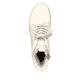 Braunbeige Rieker Damen Stiefeletten Y2594-20 mit Reißverschluss sowie Blockabsatz. Schuh Innenseite
