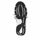 Mocassins Rieker noirs pour homme U1405-00 avec bande élastique. Semelle extérieure de la chaussure.