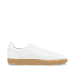 Weiße Rieker Herren Sneaker Low U2200-80 mit Schnürung sowie abriebfester Sohle. Schuh Innenseite.
