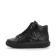 Weiße Rieker Damen Sneaker Low W1202-82 mit ultra leichter und flexibler Sohle. Schuh Außenseite gespiegelt.