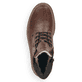 
Kastanienbraune Rieker Herren Schnürstiefel 38434-26 mit einer robusten Profilsohle. Schuh von oben