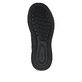Schwarze Rieker Herren Slipper B9655-00 mit einem Gummizug sowie Komfortweite G. Schuh Laufsohle.