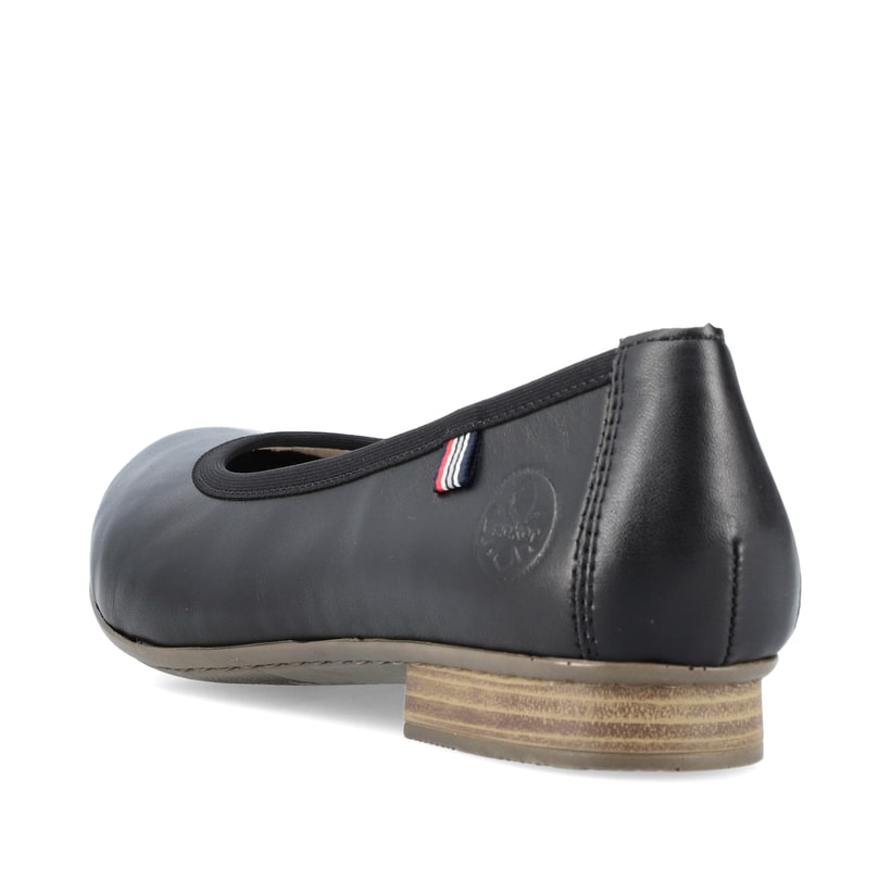 Rieker Klassieke ballerina's voor dames, 51994, platte ballerina's, bruin, 42 EU