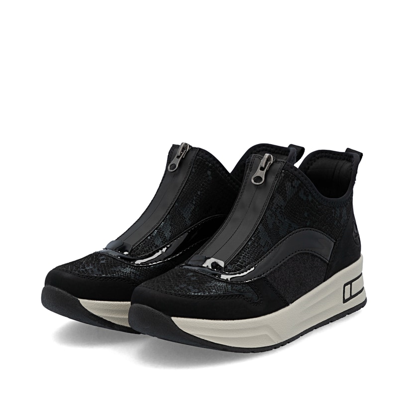 Rieker Sneaker high für Damen in silber | P&P Shoes